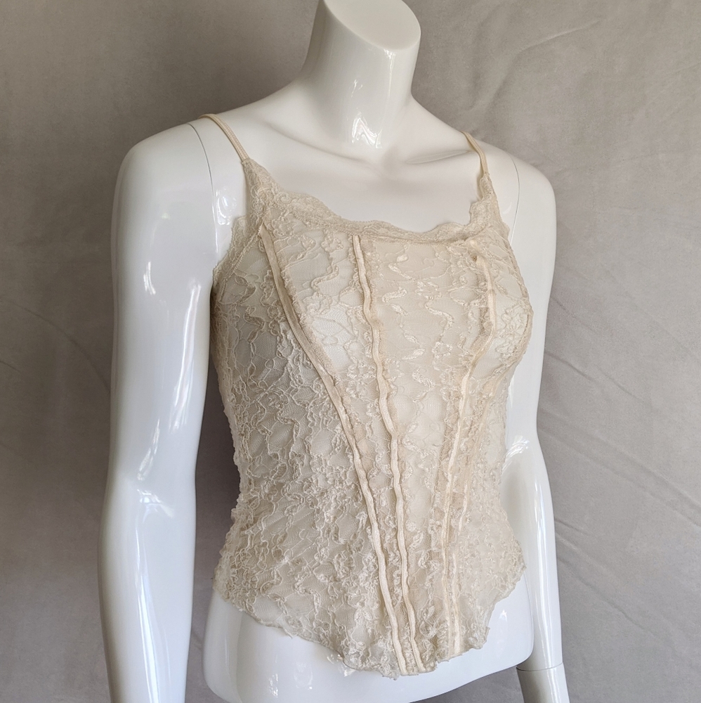 Intimately Free People | Sheer Lace Cami | XS